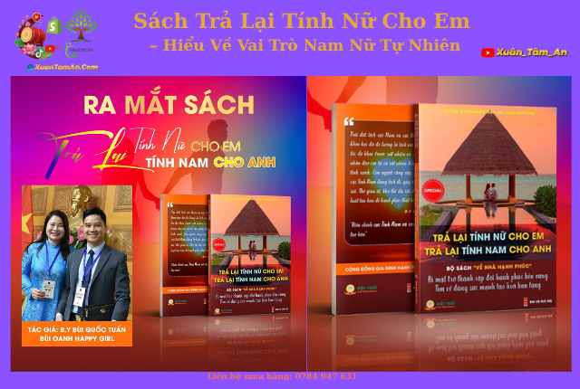 Sách “Trả Lại Tính Nữ Cho Em, Trả Lại Tính Nam Cho Anh” – Gỡ Mở Hạnh Phúc, Đúng Vai Đúng Vai Trò